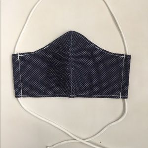 Men’s Handmade Face Mask w/nosewire/Filter Pocket